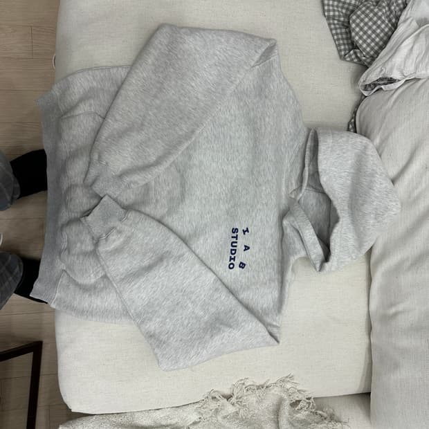 아이앱 IAB 후드티 라이트그레이 초판 M