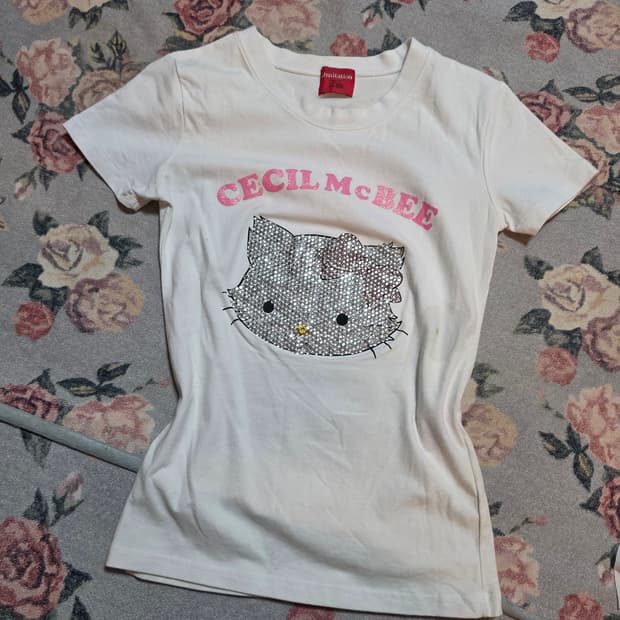 정품 세실맥비 챠미키티 딱붙티 산리오 빈티지 