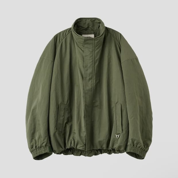 제너럴아이디어 패디드 볼륨 블루종 봄버 점퍼 야상 [KHAKI] S