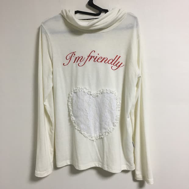 스컬프터 아이보리 후드티