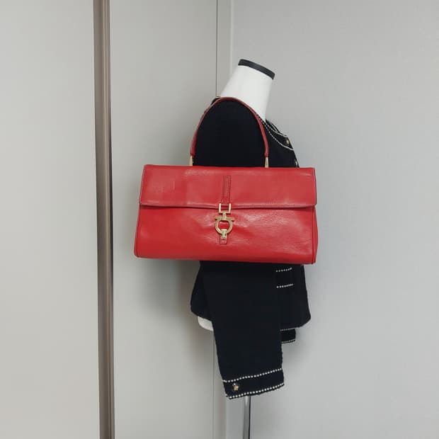 페라가모 00's 탑핸들 빈티지백