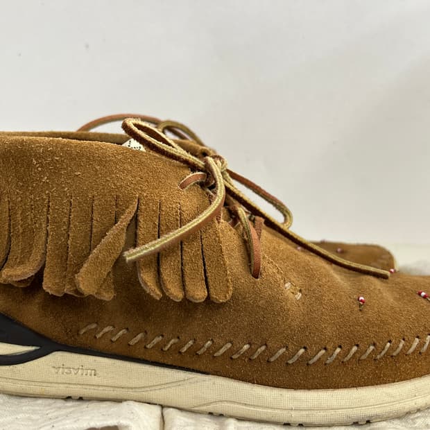 VISVIM 말리시트 카멜 샤먼 포크 부츠 280