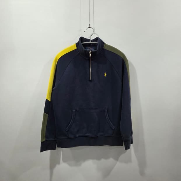 폴로랄프로렌 보이즈 풀오버 하프집업 스웻셔츠 L/14/16