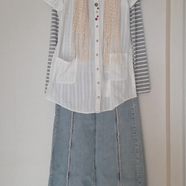 청량 너드 하구미 빈티지 코디 세트