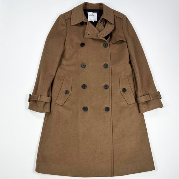브룩스브라더스 클래식 여성 울 더블코트 여성S
