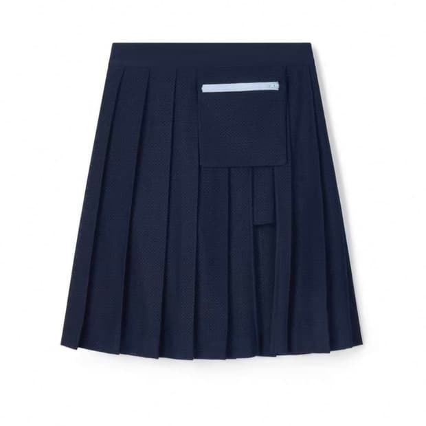 샵페어리 메쉬 플리츠 스커트 