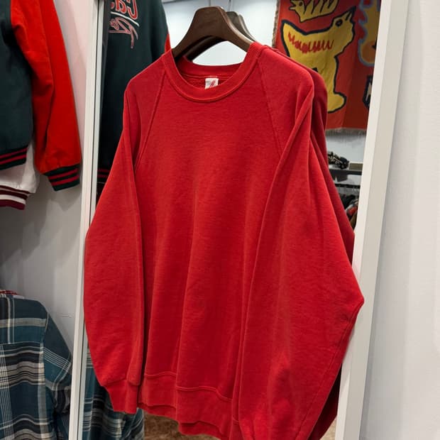 90s Jerzees 저지스 플레인 스웻 셔츠 (made in USA)