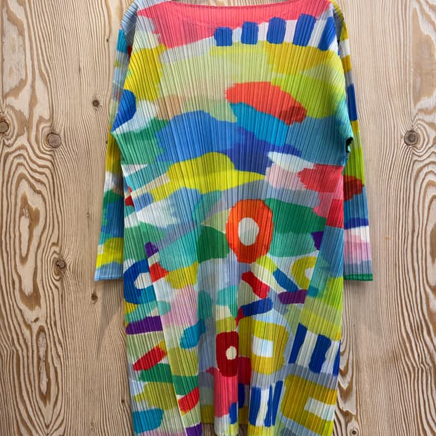 플리츠 플리즈 패턴 원피스