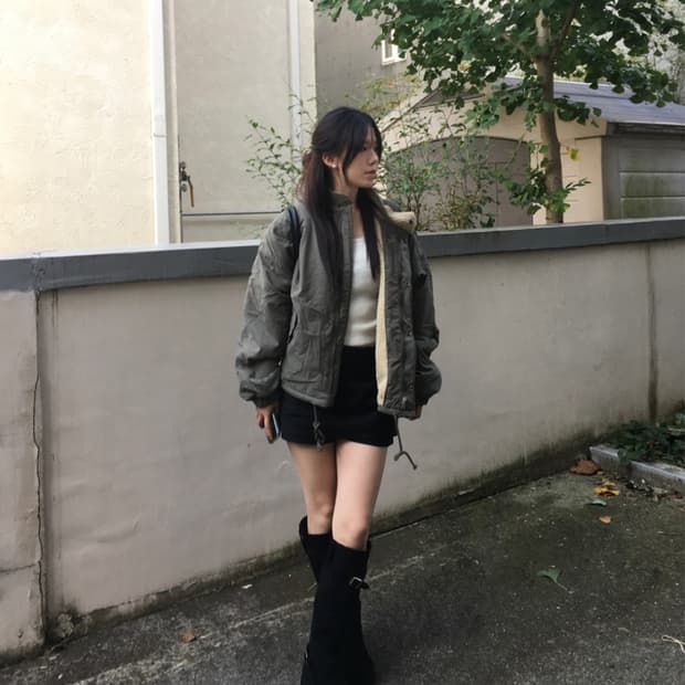 아워캐비넷 dumble warm safari 카키 ourcabinet