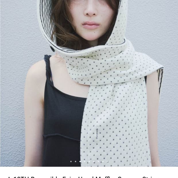 콜로신스 후드 머플러