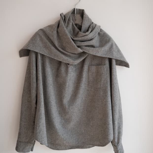 Commes des Garcons Scarf shirt