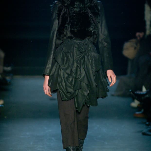 Ann Demeulemeester 05FW Fur Vest