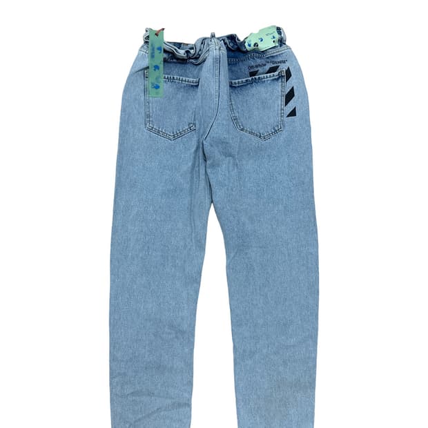 오프화이트 데님 팬츠 청바지