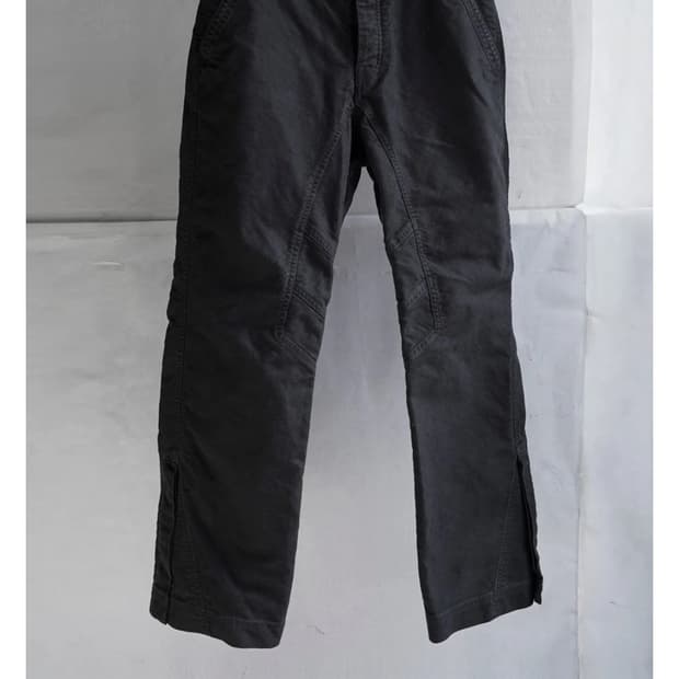 블랙멀 split trouser black M