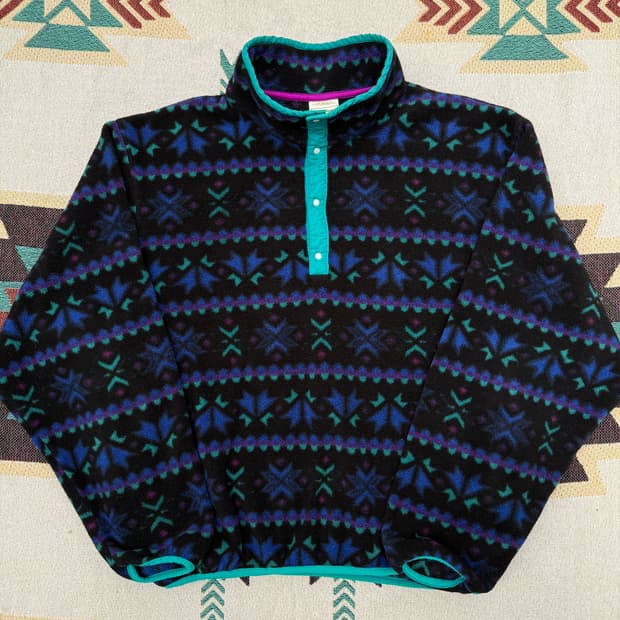 L.L bean USA🇺🇸 아즈텍 플리스 L