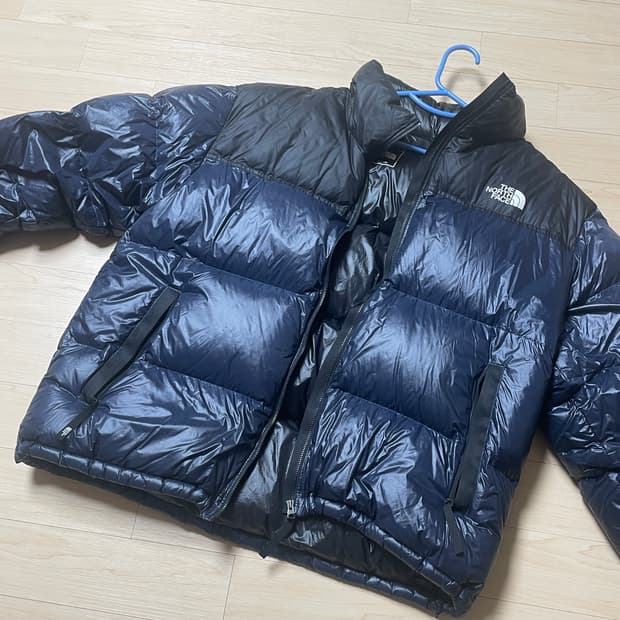 노스페이스 1996 눕시 에어 다운 자켓 네이비 - 24FW