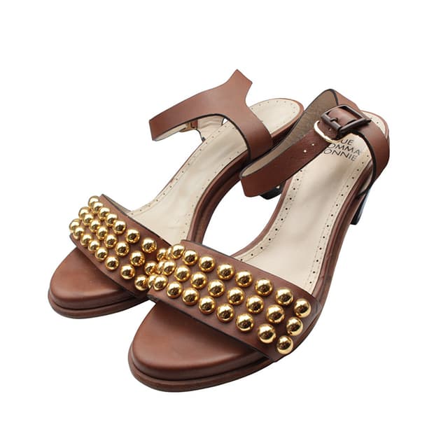 슈콤마보니 골드스터드 샌들 375