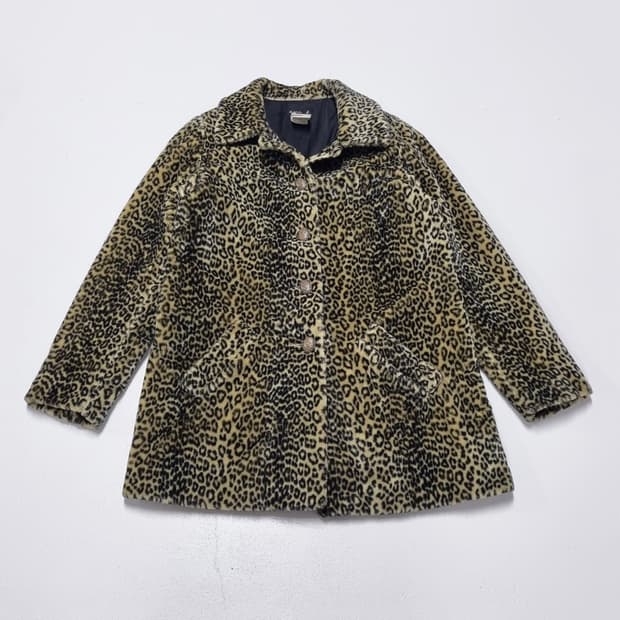 90S Agnes b. 레오파드 퍼코트 - 1