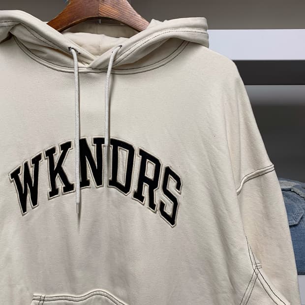 [L] 위켄더스 스티치 스펠아웃 후디