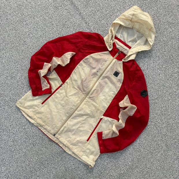 실측 밀레 골프 후드 바람막이 자켓 0423J