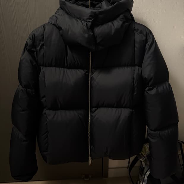 Youth cropped down puffer down jacket