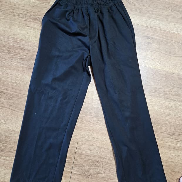 후러브스아트 세미와이드슬랙스 블랙 M사이즈