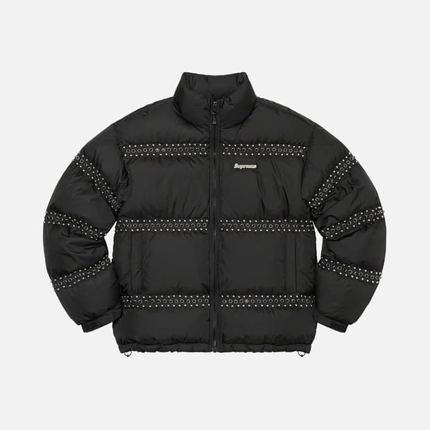 Supreme x B.B Simon Studed Puffer Jacke