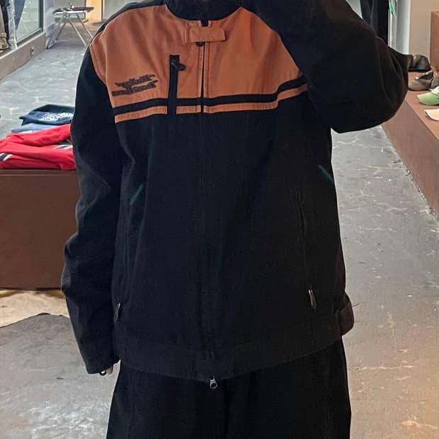 할리데이비슨 모터사이클 빅로고 코튼 레이싱 자켓 H2201