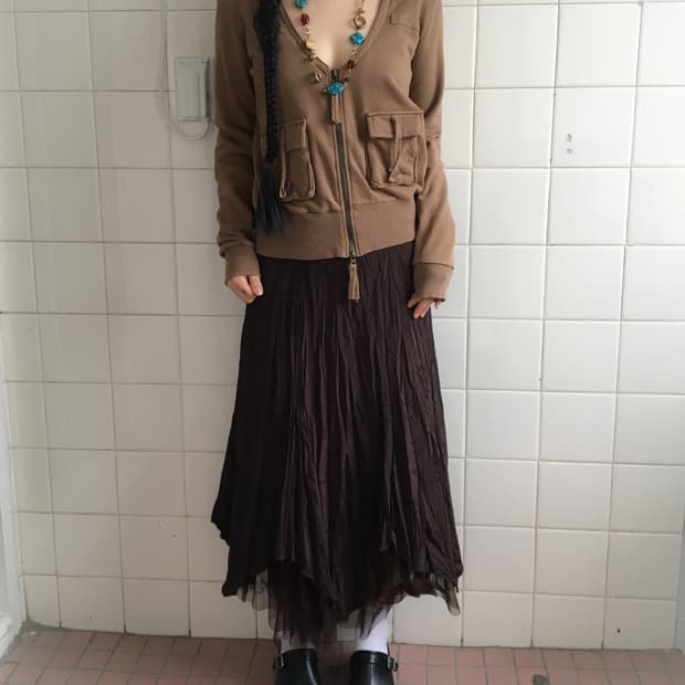 Pocket point cotton zip up