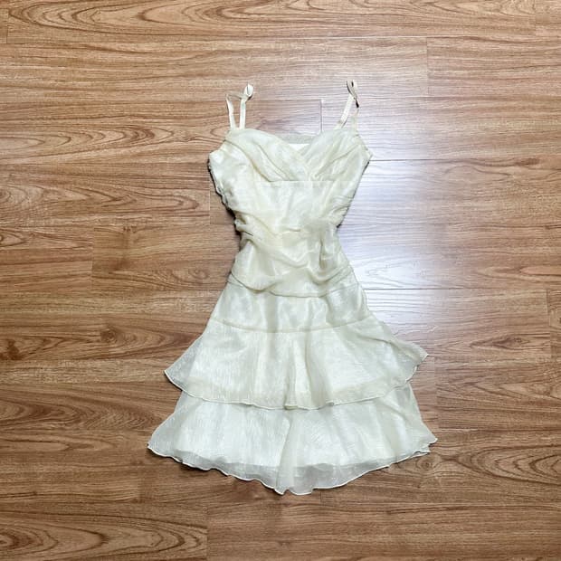 빈티지 레이스 쉬폰 리본 원피스 히메갸루 오네갸루 발레코어 모리걸 페어리