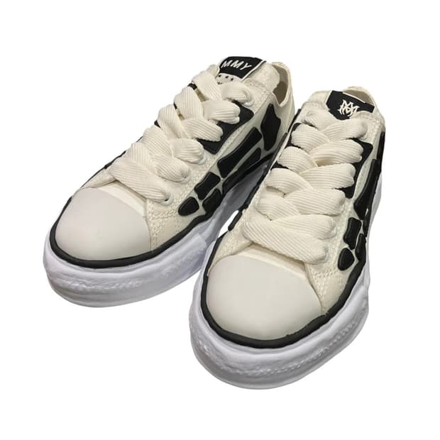 Mihara Yasuhiro Bones Sneakers WHITE