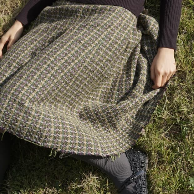 A.F.Vandevorst check skirt