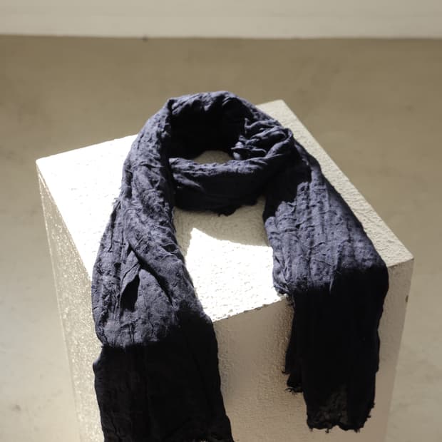 네이비 별 무늬 머플러