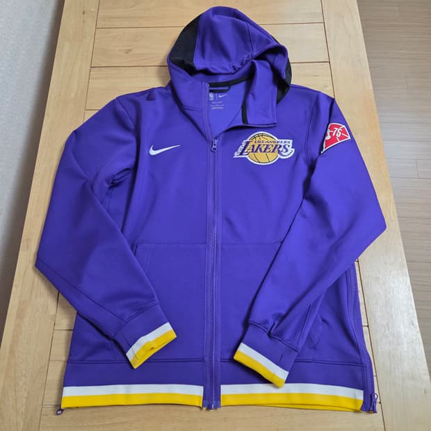 M 나이키 LA레이커스 75주년 쇼타임 집업 nba