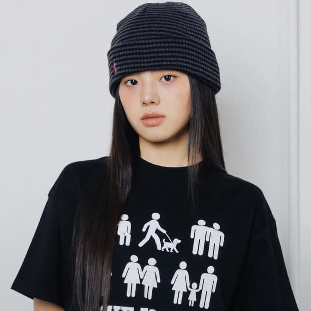 웹하우스 트위스터 스타 스트라이프 비니