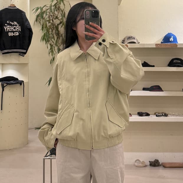 빈티지 코튼 나일론 투웨이 자켓 U659