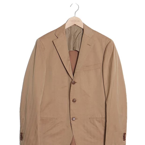 TOMORROWLAND Herringbone Cotton Blazer