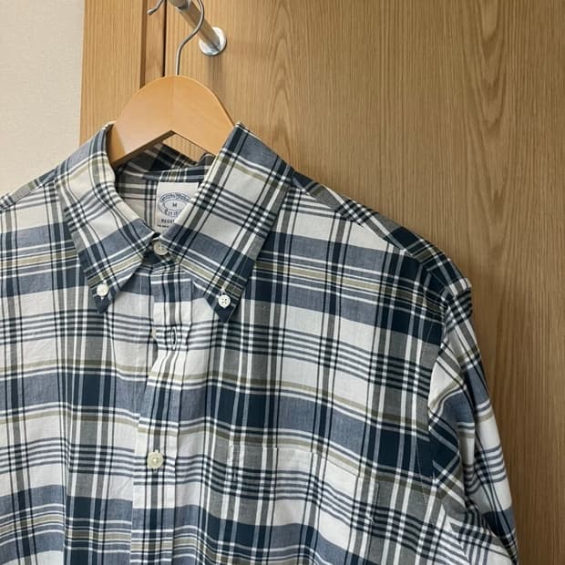 브룩스브라더스 마드라스 체크셔츠