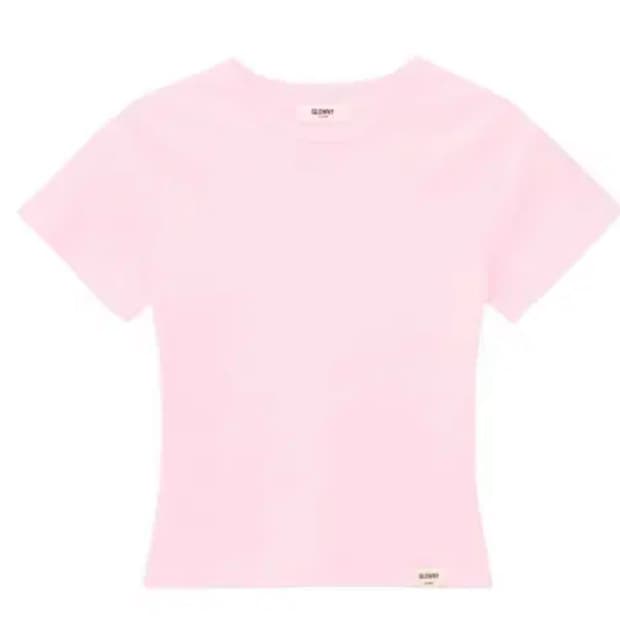 글로니 베이비 티 반팔 Baby tee 핑크