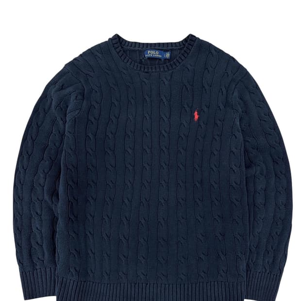 폴로 니트 네이비 (L)