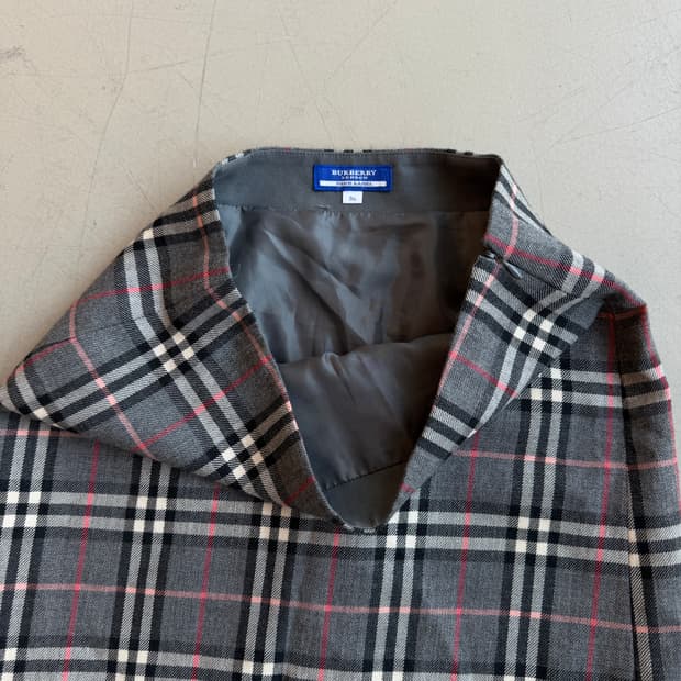 버버리 블루라벨 노바체크 스커트