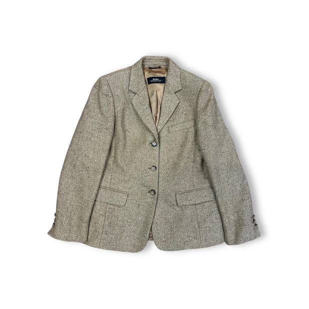 막스마라 헤링본 울 자켓