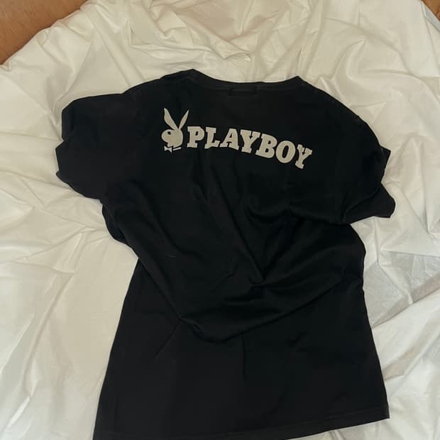 히스테릭글래머 x 플레이보이 그래픽 프린트 티셔츠