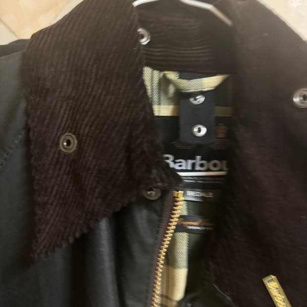 바버 비데일 왁스 자켓 세이지 uk42