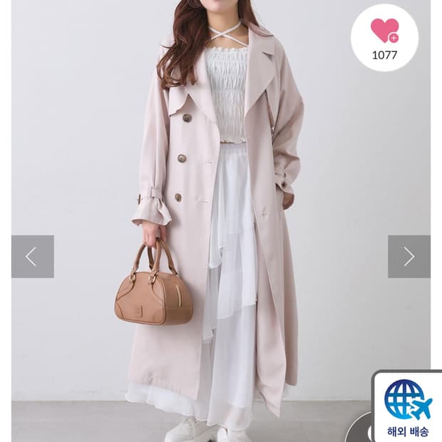 일본 올리브데올리브 트렌치코트 일녀 스나계