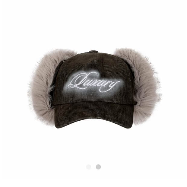 2000아카이브 퍼 이어플랩 모자 퍼모자 