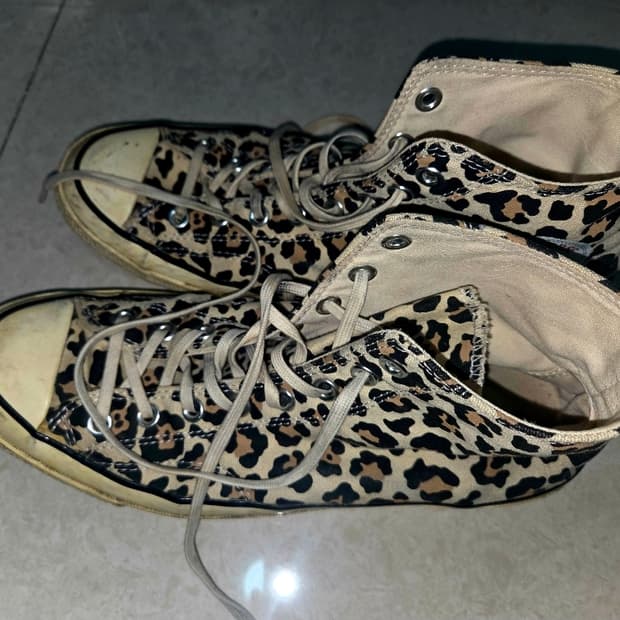 컨버스 X 와코마리아 레오파드 올스타 척70 하이 Converse