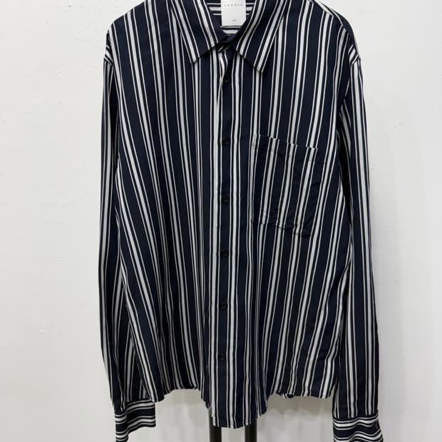 정품) 산드로옴므 신형 스트라이프 셔츠 L