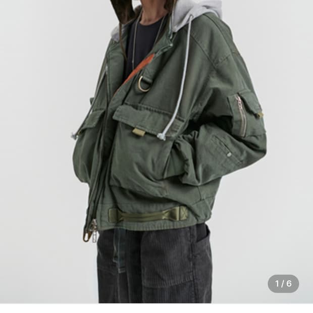 디앤에스알   dnsr  데저트 밀리터리 점퍼 패딩야상 ma1