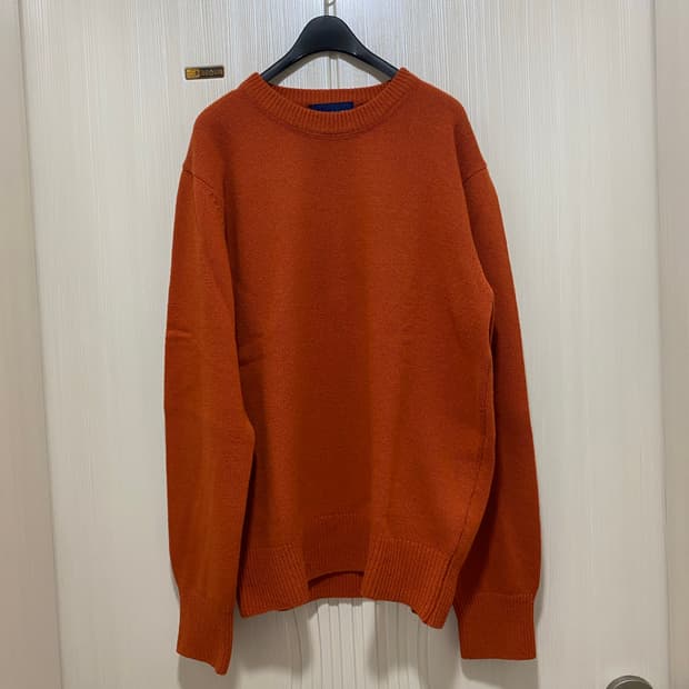 토마스모어 오렌지 니트 S